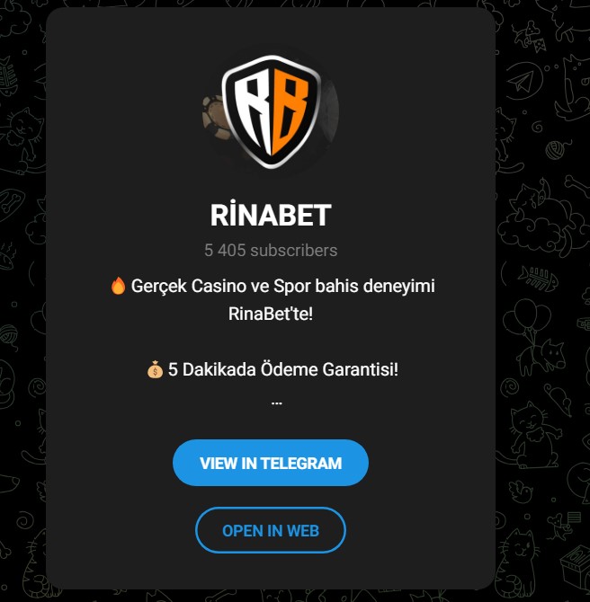 Rinabet Telegram